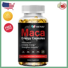 120 Maca Energy Capsules - Male Enhances, Boost Testosterone Endurance Sex Drive