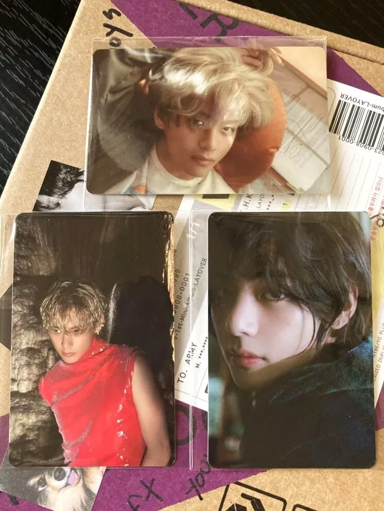 BTS V Taehyung LAYOVER Universal Music JAPAN Lucky Draw Official Photo Card PC