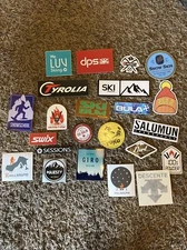 23 Ski Skiing Stickers Giro Descente Tyrolia Sessions Skibalm HillSound Swix K2