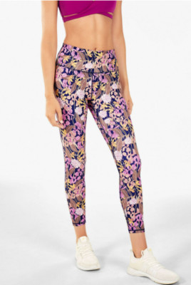 NWT Fabletics Define PowerHold High-Waisted 7/8 Legging in Jardin, size M