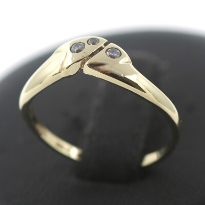 Ring 333 Gold Karat Gelbgold Damen Größe 54 Goldschmuck Wert 210