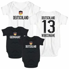 Baby Body DEUTSCHLAND ADLER Druck Nummer Name...