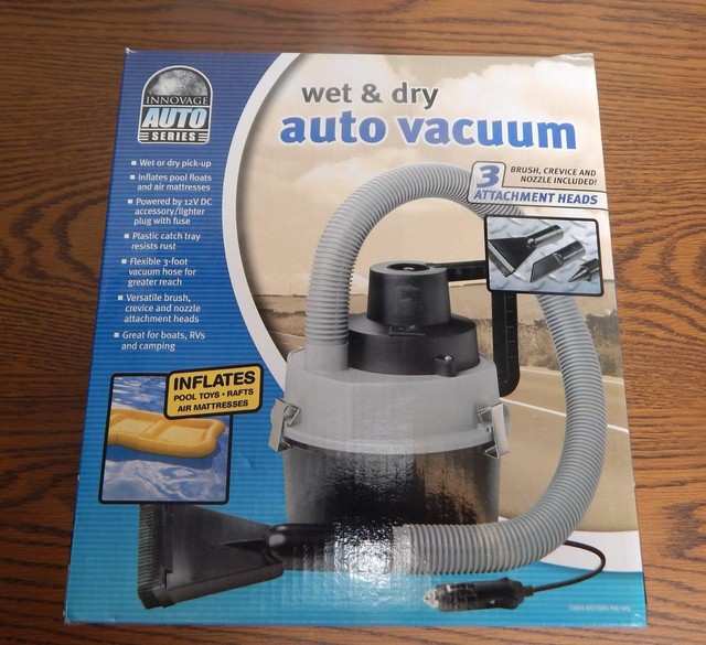 Innovage Auto Series 12v DC Wet & Dry Vacuum Also Inflates Air