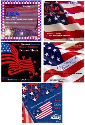 Not Pirate Radio USA Classic Sixties Radio Vols 1,2,3,4 & 5 Hören Sie im Auto