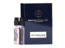 MONTALE PARIS SWEET ORIENTAL DREAM EDP 2.0ml .06oz x 2 COLOGNE PERFUME SAMPLES