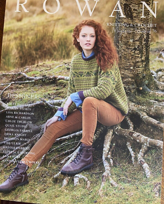 Rowan Magazine 76 - AW 2024 - 34 Knitting Designs using Rowan Yarns.