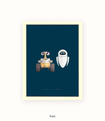 Wall E 2 Figuren Fred Birchal Kunstdruck