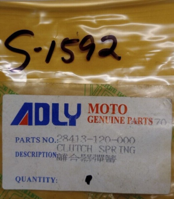 Adly Moto NOS Her Chee Clutch Spring 28413-120-000 S-1592 | eBay