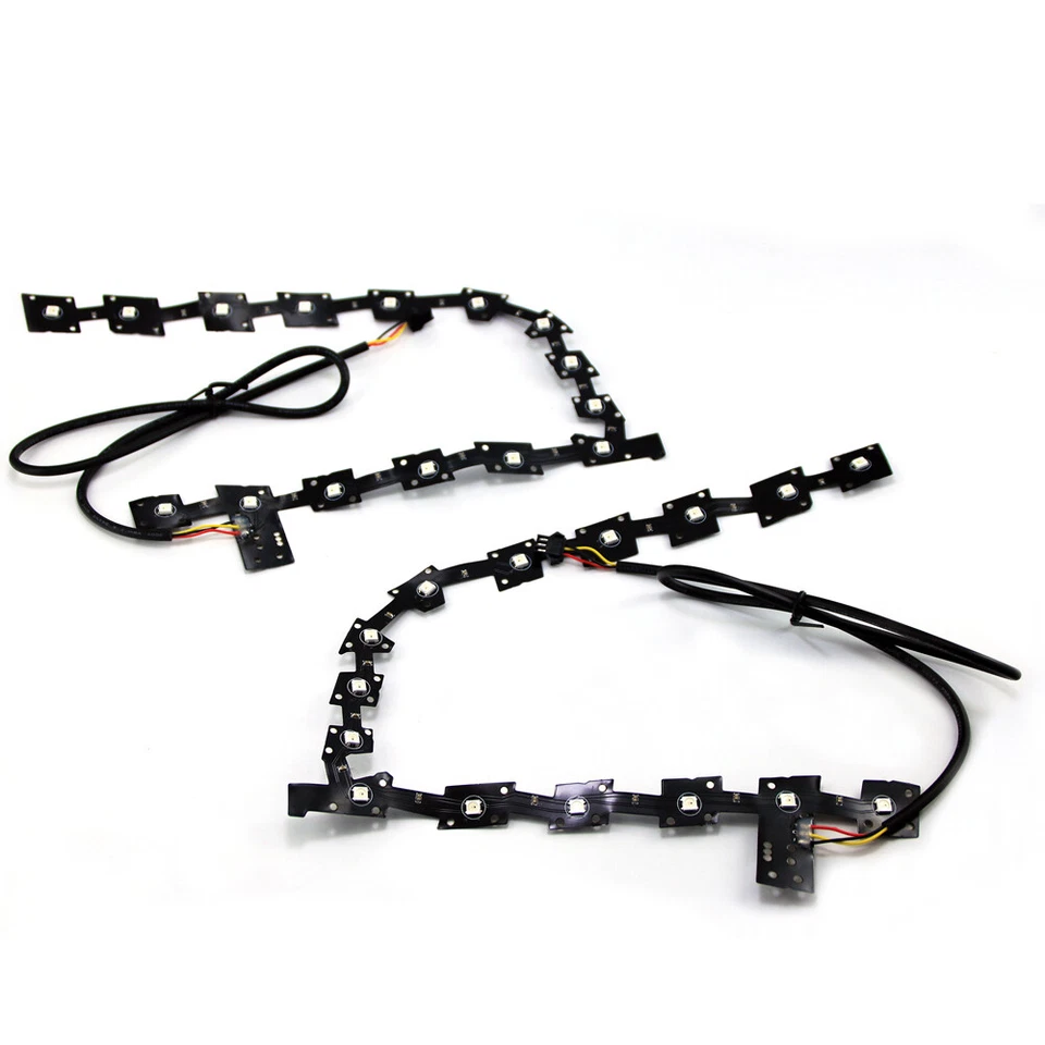 RGBW Multicolor LED DRL Placa APP Control Bluetooth Para Chrysler 300C 2011-2021 Foto 4 de 4