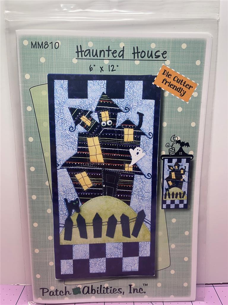 PATCH ABILITIES Quilt Pattern - HAUNTED HOUSE 6" x 12"- 2015 - MM810 | eBay