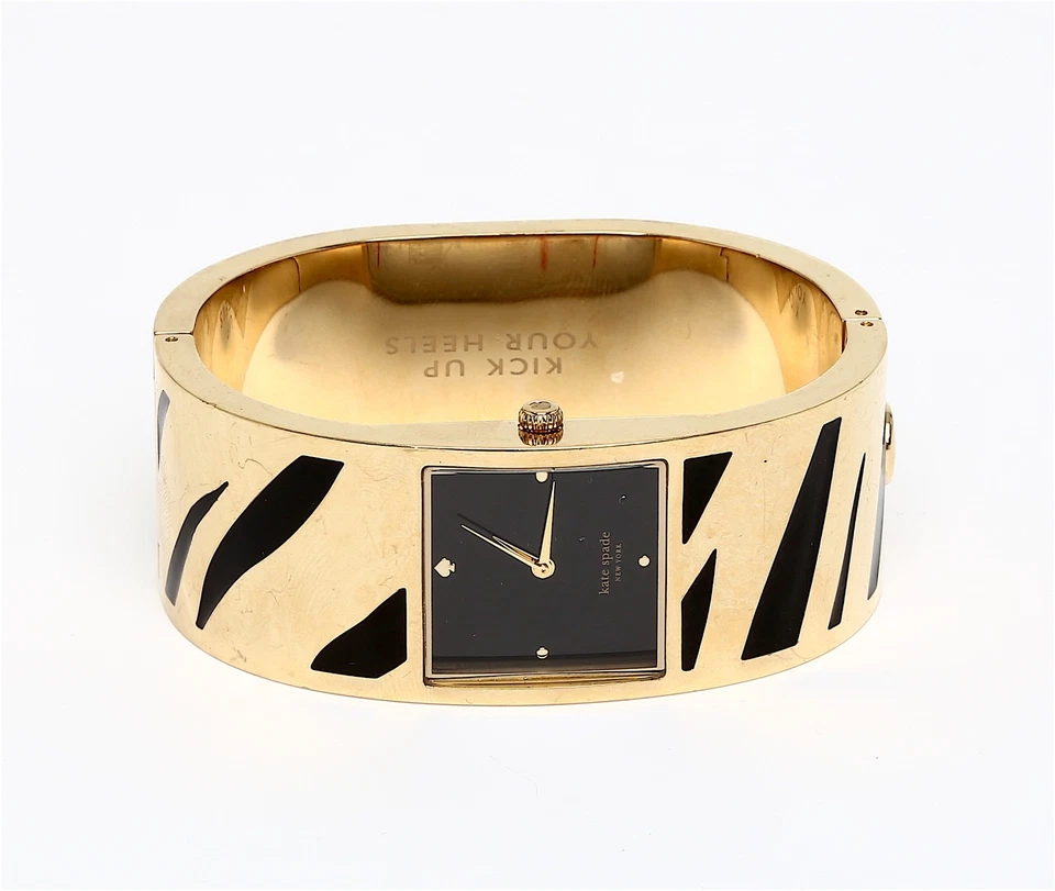 Reloj brazalete Kate Spade para mujer dorado negro Delacorte F1232 Foto 2 de 4