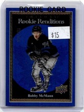 2023-24 Upper Deck Trilogy Rookie Renditions Blue Bobby McMann RC /499 Toronto