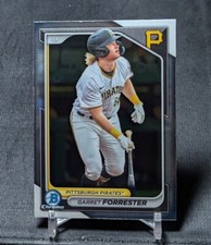 Garret Forrester Chrome Prospect Rookie 2024 Bowman Card #BCP-148 Pirates