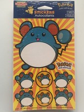 2000 American Greetings Pok mon Nintendo Stickers 2-Sheets -Game Freak - MARILL