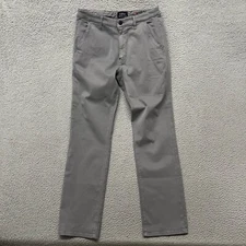 34 Heritage Charisma Pant Men 33x32 Light Gray Comfort Rise Classic Chino Preppy