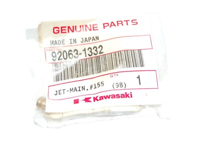 KAWASAKI OEM Main Jet #155 92063-1332 ZX6R ZX9R ZX11 PRAIRIE 360