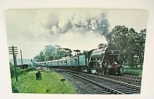 Vintage Postcard Flying Scotsman Warwickshire Rly Special Waverley Route 1966