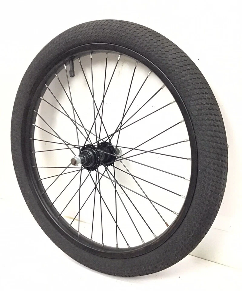 20 Zoll Fahrrad Vorderrad schwarz mit 2,10 Zoll Reifen Kinder BMX Fahrrad #B6