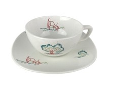 Taylor Smith Taylor Meadowtree Cup and Saucer Walter Dorwin Teague