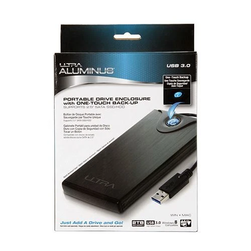 ULTRA - U12-43128 -  Aluminus USB 3.0 Portable Hard Drive Enclosure  - Image 2 of 2