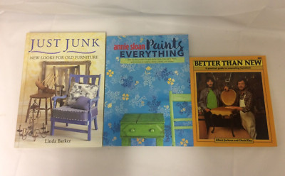 3 D.I.Y Books, Better than New, Paints Everything, Just Junk. Good Condition.