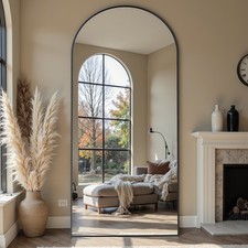 Extra-large Full-length Mirror Standing Floor Mirror Arched Mirror Surface