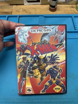 X-Men Sega Genesis CIB Complete In Box Tested Authentic Marvel Wolverine Cyclops