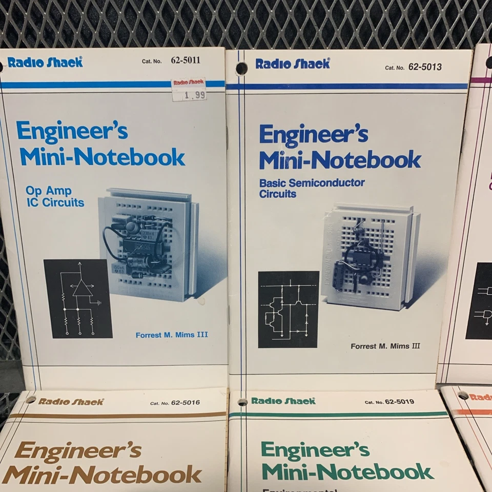 Lot of 9 Radio Shack Forrest Mims Engineer's Mini-Notebooks Op Amp Circuit - Image 2 of 4