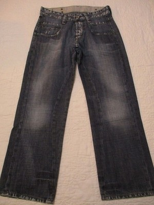 G Star Raw Radar Low Loose Mens Blue Button Fly Jeans Size 29 32x29
