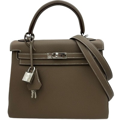 HERMES Kelly 25 Shoulder Bag K Stamp #OKB144