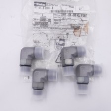 4 Pack Parker 8-10 C5OX-S Triple-Lok 37° Flare JIC 90° Elbow Fittings