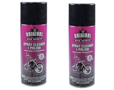 2 PACK Original Bike Spirits Spray Cleaner Polish Protector 14oz Aerosol Can...