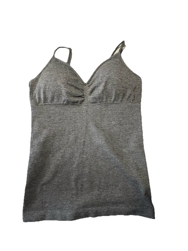LADIES GREY, Tank Top, Padded Bust Tank Top , TEMT, Size M/L stretch