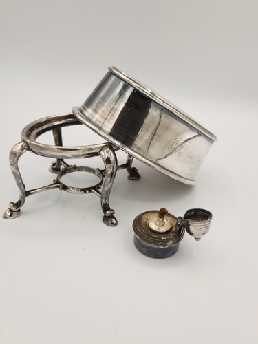 1920s CPR Canadian Pacific Railway Silver Spirit Burner Kettle Stand Elkington
