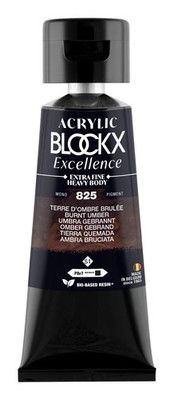 Blockx 3x Acryl EF Umbra gebrannt S1 75 ml 71825BXC