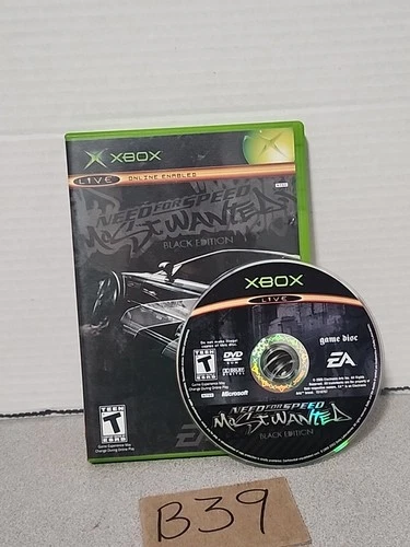 Need for Speed: Most Wanted  Black Edition (Microsoft Xbox, 2005)  One Disc Only