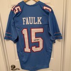 Tennessee Titans Keldric Faulk Authentic Signature Jersey Verified Primetime — photo 1