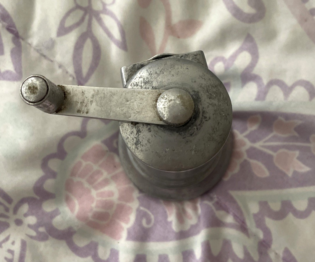 PERFEX ~ Aluminum ~ PEPPER MILL GRINDER ~ Made In France ~ Vintage ~ 4 Inches ~