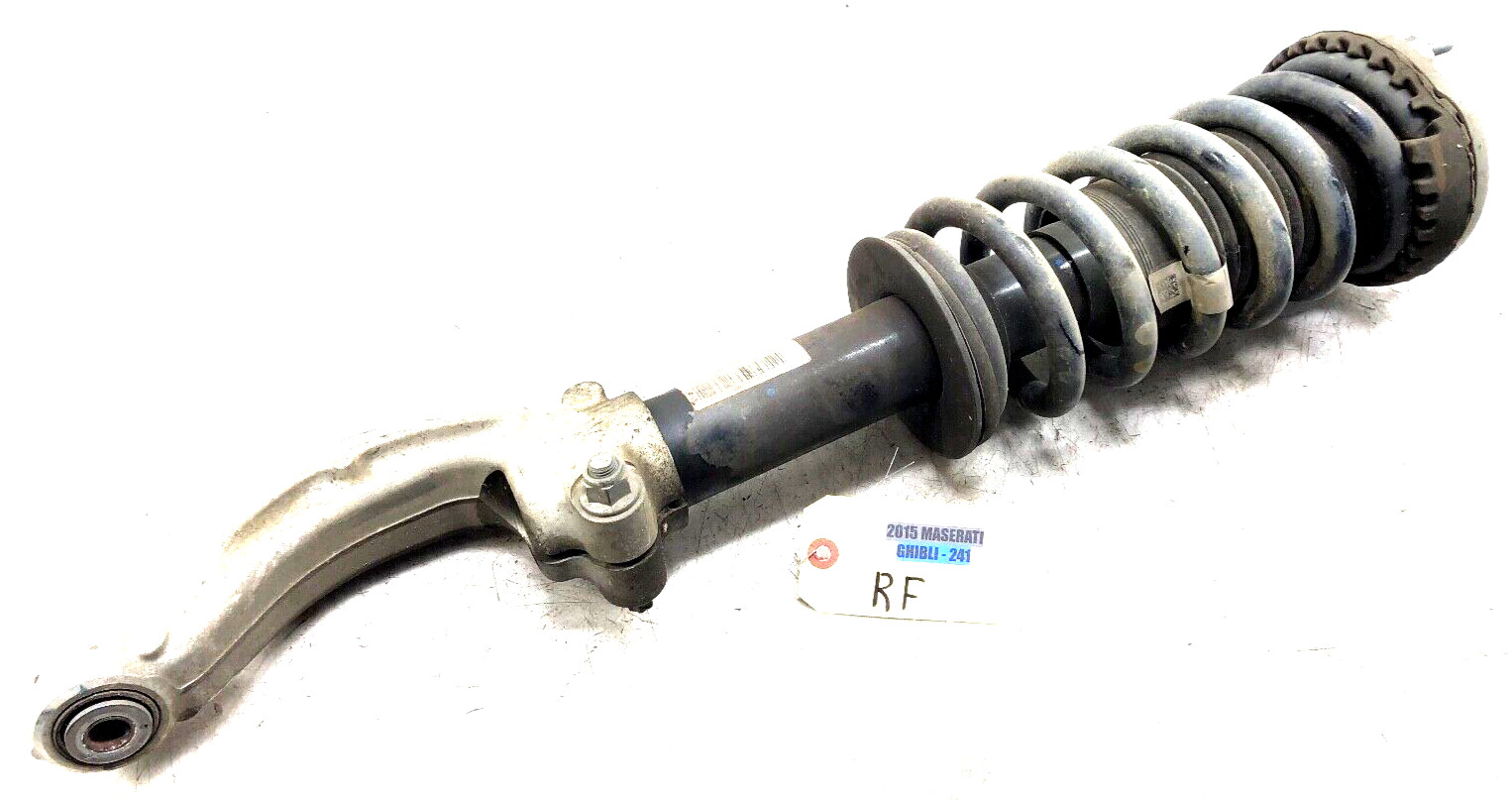 2014-2019 MASERATI GHIBLI S Q4 3.0L V6 AWD RIGHT PASS FRONT SHOCK STRUT OEM.