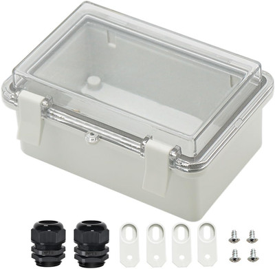 Junction Box ABS Plastic Dustproof Waterproof IP65 Electrical Boxes Hinged Shell