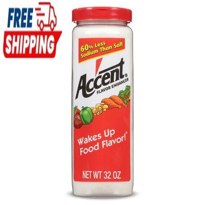 #ad #ad Accent Flavor Enhancer MSG Kosher 32 oz $8.00