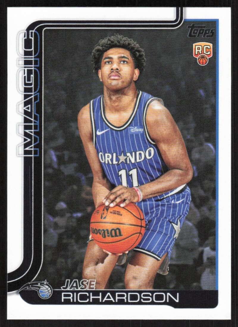 Jase Richardson RC 2025-26 Topps #225 ROOKIE NBA Magic ID:150546