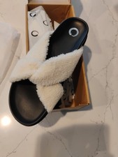 Journee Womens Dalynnda Slip On Slide Open Toe Slippers