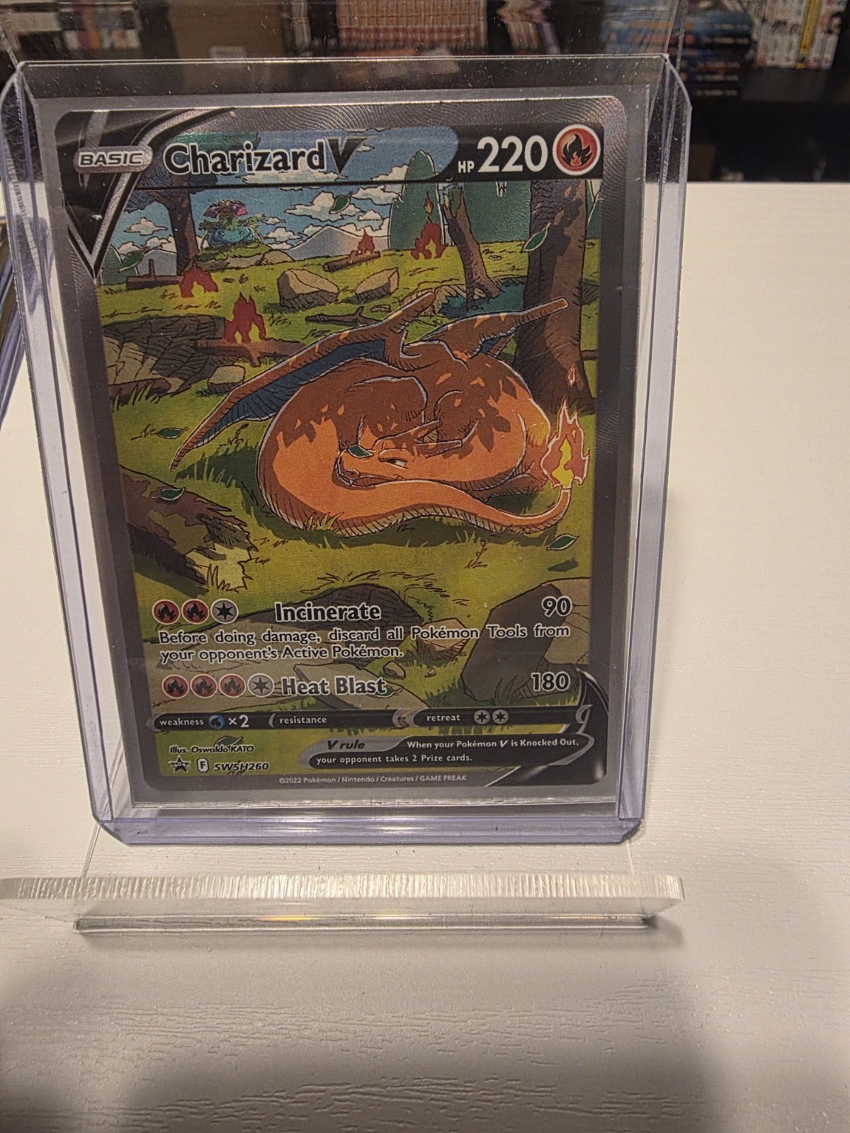 Charizard V #SWSH260 Pokemon Promo NM
