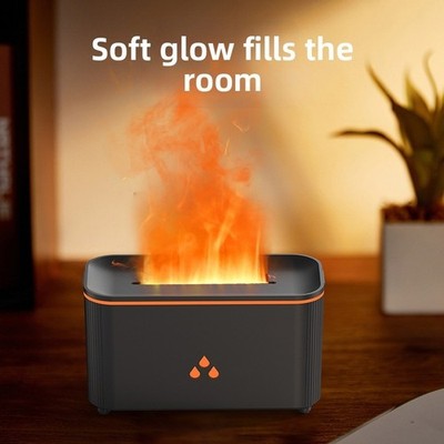 Flame Style Aroma Diffusor mit 7 Farben LED Beleuchtung für Aromatherapie Einsa