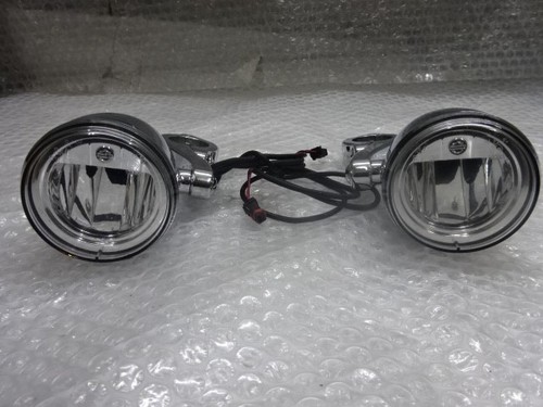 LED Day-Maker Fog Lamp Bracket Chrome Harley-Davidson Genuine XL FXD Softail FLH