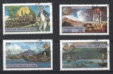 Congo, People s Republic 1979 489-92 Captain Cook - CTO