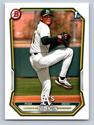 2026 Bowman Baseball Prospects Wei-En Lin #BP-125 Athletics