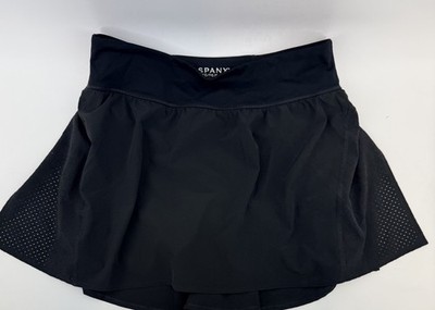 Spanx Skort Womens XL Black Get Moving Short Slimming Shaping