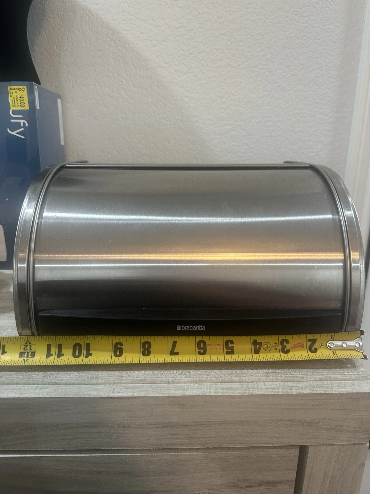 Vintage Brabantia Roll Top Bread Box Chrome Steel Flat Top For Extra Storage
Opens in a new window o